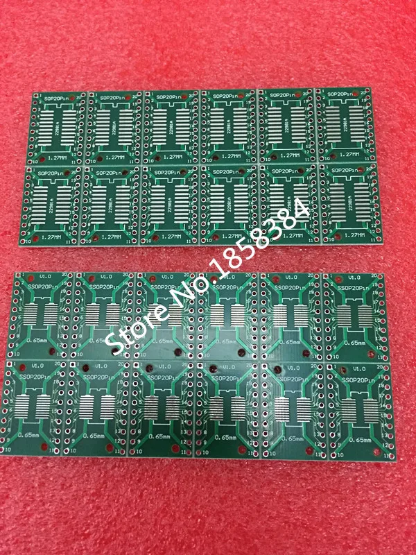 10 шт. TSSOP20 SSOP20 MSOP20 SOP20 поворотный DIP20 20pin IC адаптер гнездо/плата адаптера PCB подходит