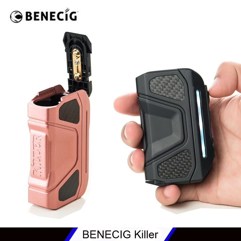 

Original Benecig Killer 260w mech mod Dual 18650 Battery Electronic Cigarette Mechanical Mod 0.02S Fire Speed for 510 atomizer