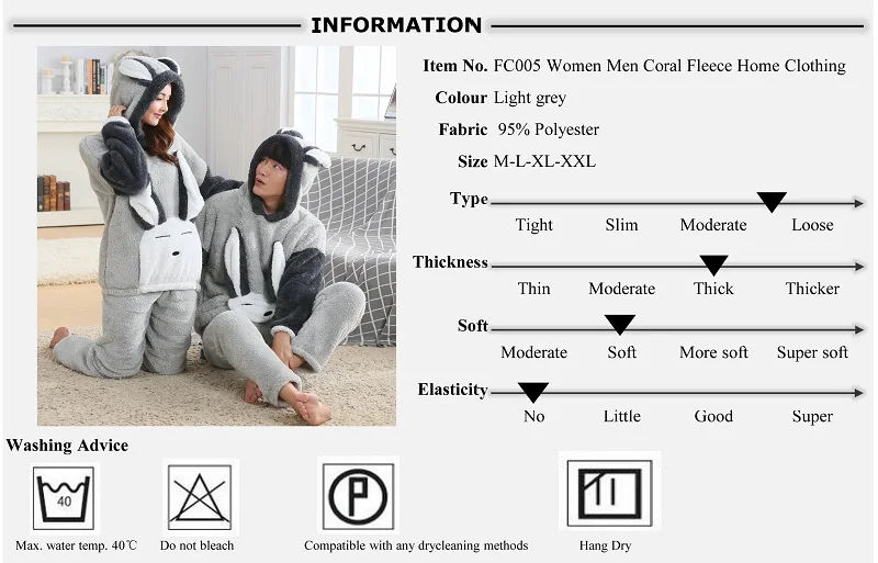 couples winter home clothing