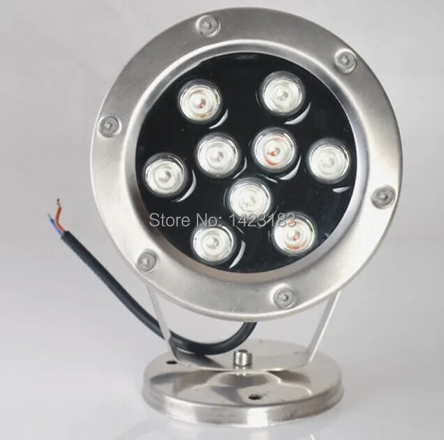 Free Shipping 2pcs per lot DC/AC 12v 9w LED underwater light lamp \ fountain lamp \ led pool light Free Shipping 2pcs per lot DC/AC 12v 9w LED underwater light lamp \ fountain lamp \ led pool light