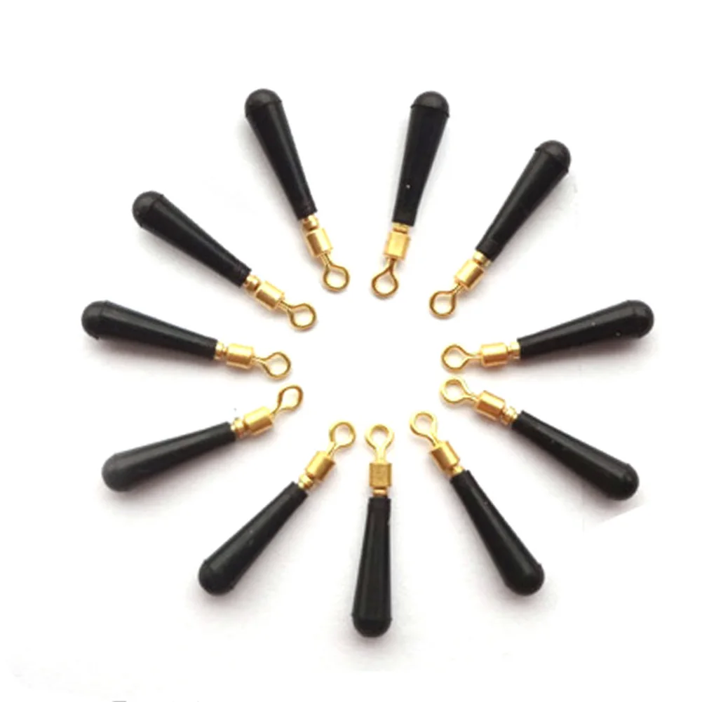 11 قطعة/الوحدة الصيد والعتاد كتلة دوران الانجراف الصيد يطفو أدوات ملحق بوبر النحاس + المطاط