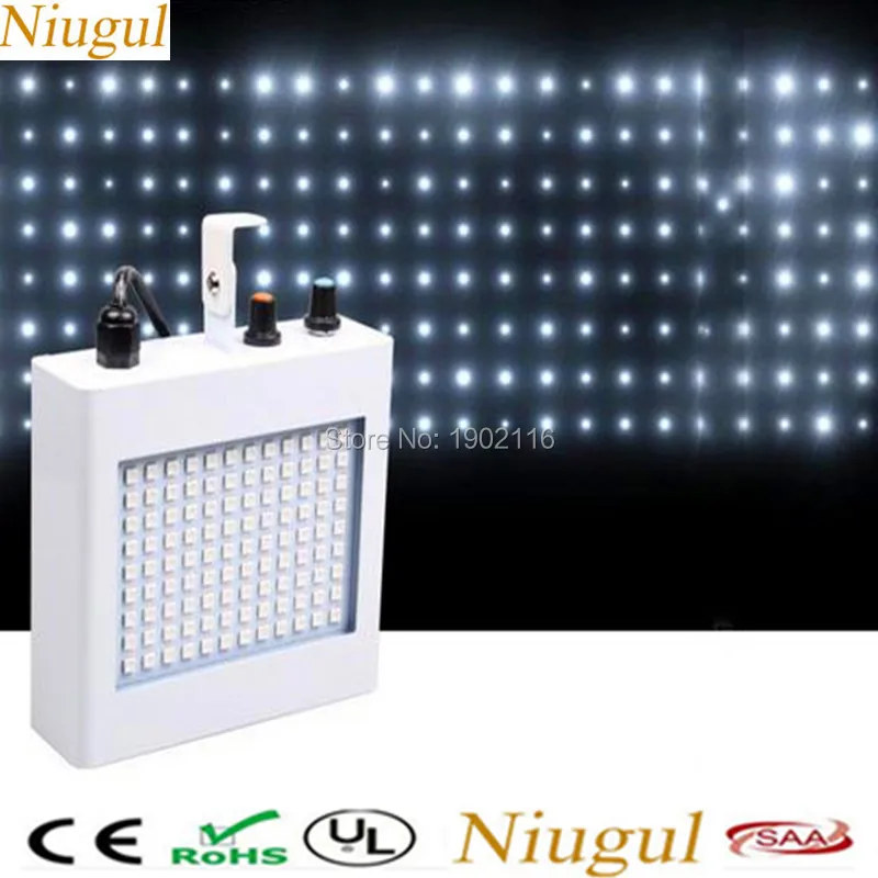 Niugul 20W Mini LED 108pcs RGB/White Flash Lighting ,Speed Adjustable