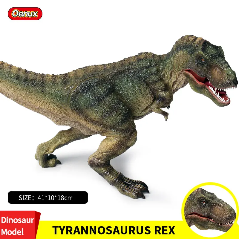 Динозавры Oenux Доисторический карнивольный Юрский период большие T REX динозавры