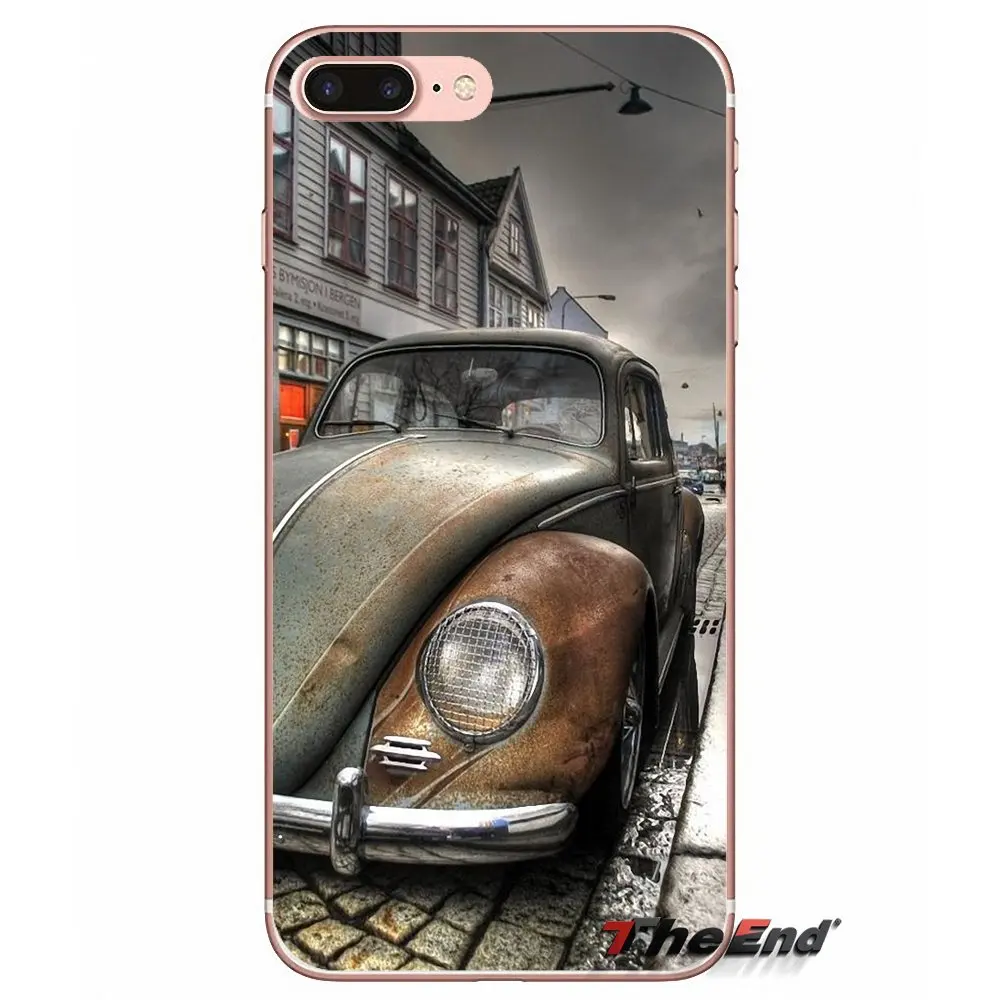 Для iPhone X 4 4S 5 5S 5C SE 6 6 S 7 8 плюс samsung Galaxy J1 J3 J5 J7 A3 A5 в Винтаж Volkswagen Beetle чехол из термопластичного полиуретана - Цвет: images 10