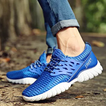 

Summer Fashion Black Casual Shoes Men Outdoor Walking Shoes Hiking Shoe Man Mountain Climbing Mesh Shoes