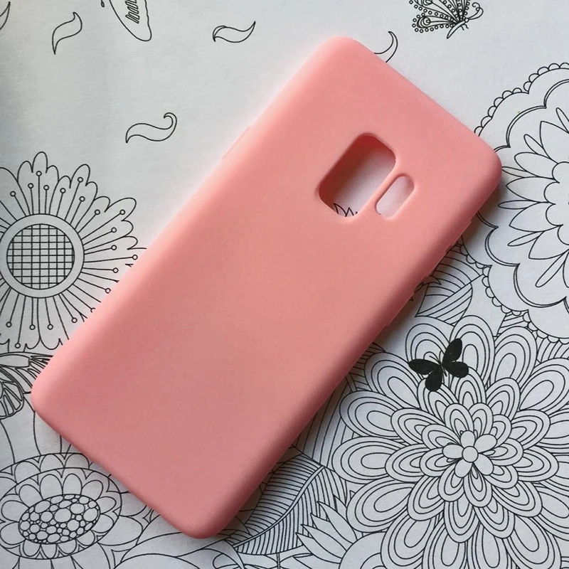 Candy Color TPU Soft Cases For Samsung Galaxy S9 Case 360 Protect Silicon Back Cover For Samsung Galaxy S9 plus Case Coque (6)