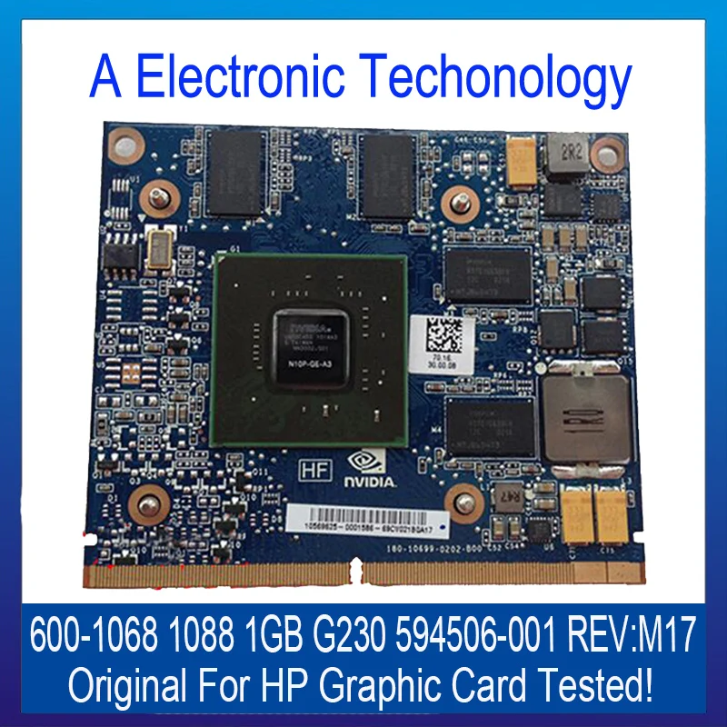 Tested Original Graphic Card For HP 600-1068 1088 G230 594506-001 REV:M17 1GB Video Display Card Working Well Grade AAA+