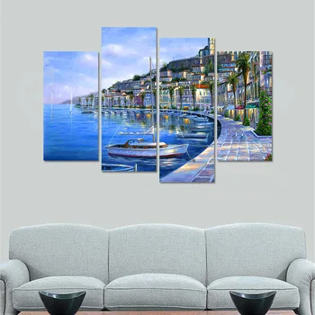 

5d Diamond Painting city Night view Cross Stitch Crystal Square Diamond Sets Decorative Diamond Embroidery mosaic painting 5pcs