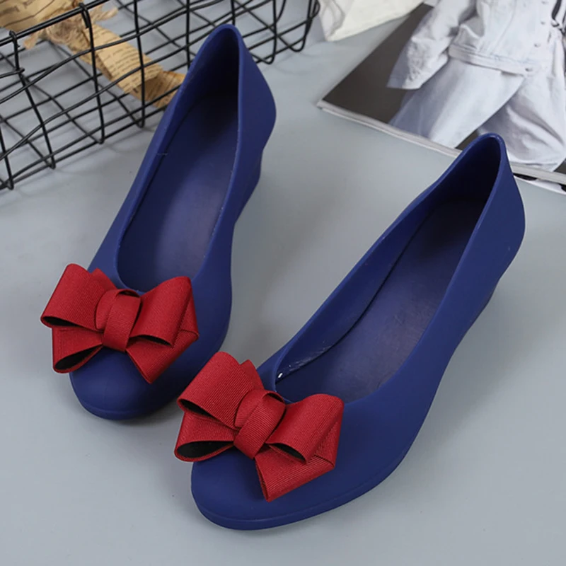 

2018 Women's fashion Pointed Toe Wedges Sandals Sweet Jelly Shoes Women Casual Sandals Garden Lady Beach Shoes Woman