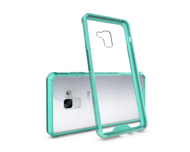 For Samsung A8 Case Luxury Soft TPU Silicone Hard PC Acrylic Back Cover For Samsung Galaxy A8 Phone Case Funda Capa