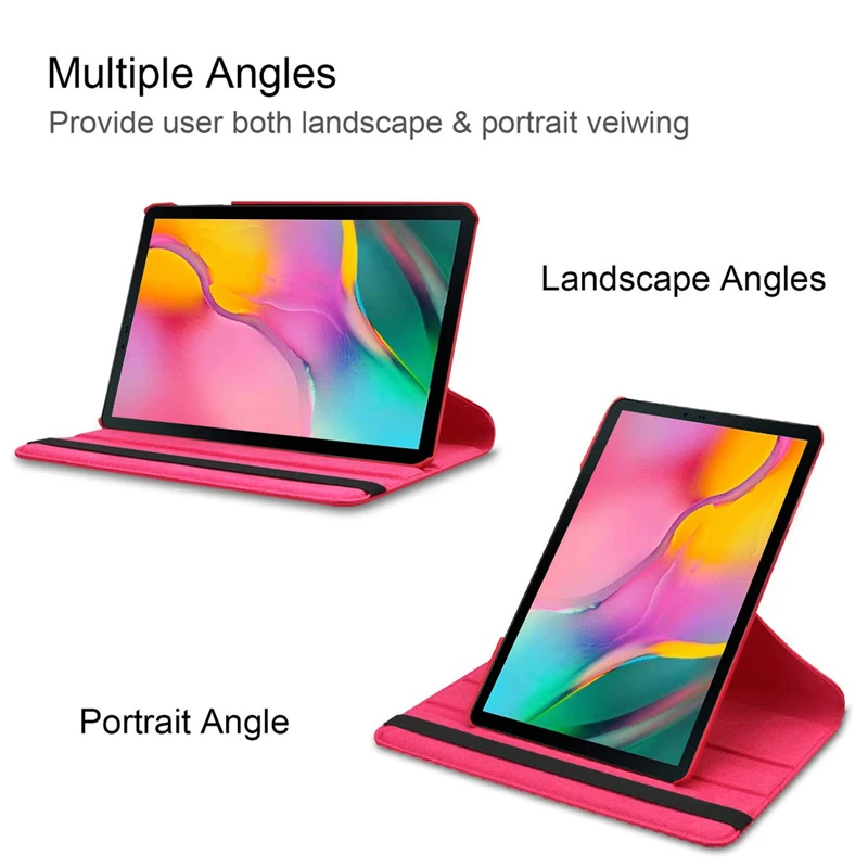 US $756.00 200Pcslot For Samsung Galaxy Tab A 101 2019 360 Degree Rotating PU Leather Case For Galaxy Tab A 101 inch 2019 T510 T515