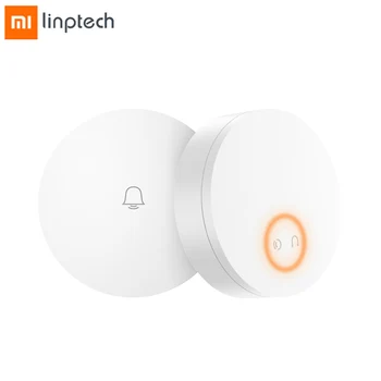 

Xiaomi Linptech Wireless Doorbell Self-Generating Smart Door Bell Transmitter Memory Function Wifi Version Connect Mijia APP