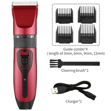 Мужская машинка для стрижки волос Домашний триммер зарядка триммер для волос Профессиональный парикмахерский Набор для стрижки