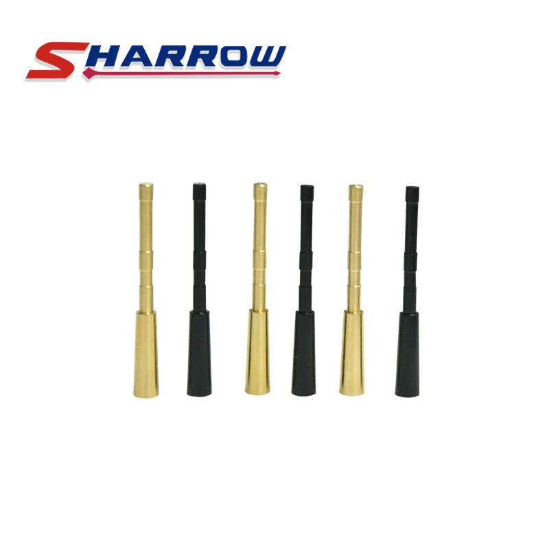 6 Pcs Archery Adapter 4.2mm Aluminum and Copper Connecting Arrows and Interpolation Arrowheads For Stable Shooting Hunting