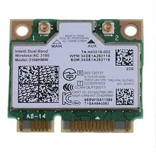 Беспроводная карта для intel Dual Band 3160AC 3160 ac Intel 3160HMW ac 2,4g 5G BT4.0 Mini PCIe WiFi для dell asus acer sony