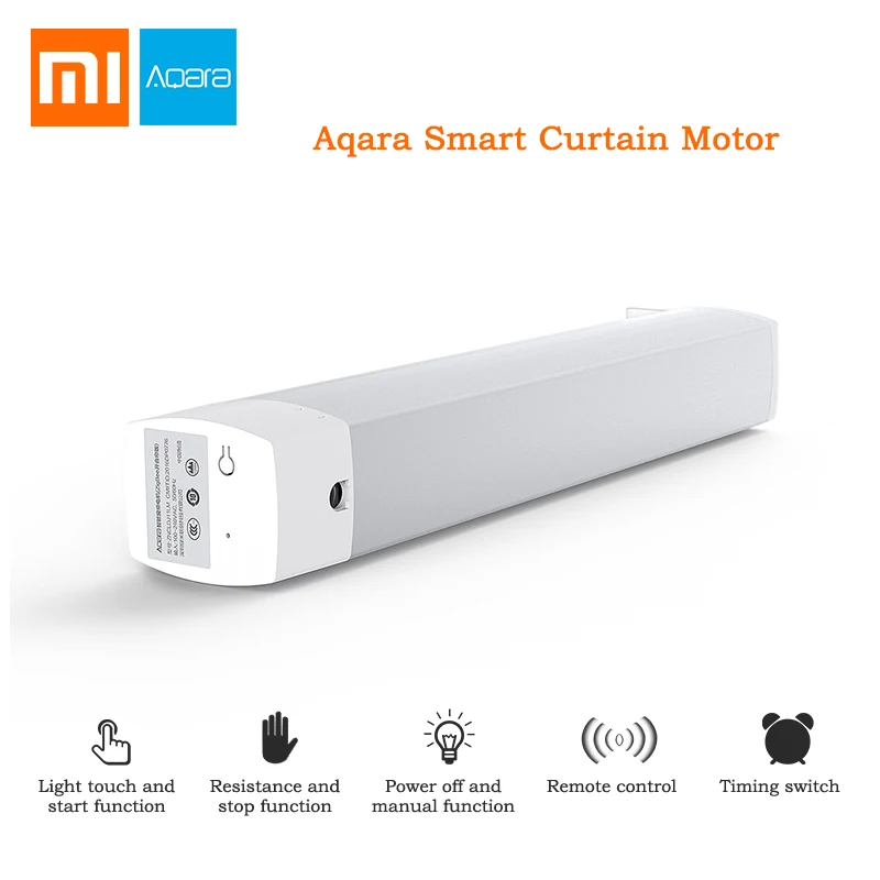 Aqara Motor Xiao mi Aqara занавес мотор Zigbee Wifi Пульт дистанционного управления для Xiao mi умный дом Комплект mi домашнее приложение для Andriod и IOS - Цвет: Aqara Motor