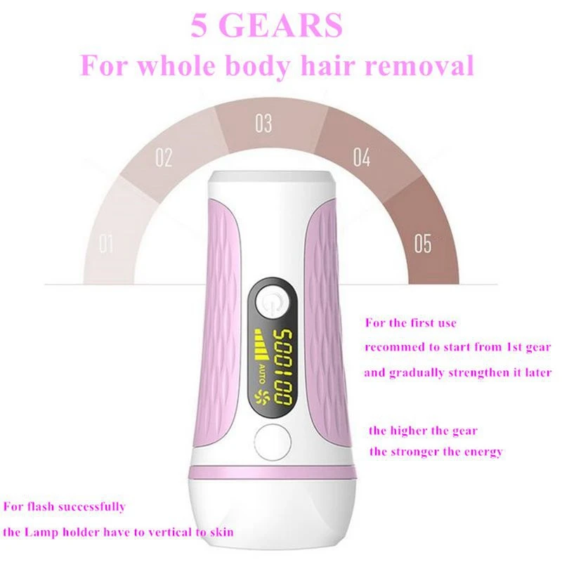 

500000 Pulsed Ipl Hair Removal Device Permanent Hair Removal Ipl Epilator Armpit Hair Removal Machine