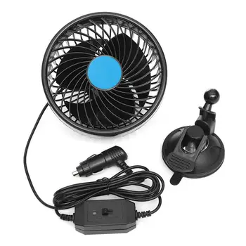 

BEESCLOVER 6 Inch Air Cooling Fan DC 12V/24 Sucker Auto Car Vehicle Low Noise Truck Tent Fan vehicle electric fan adjustable r30