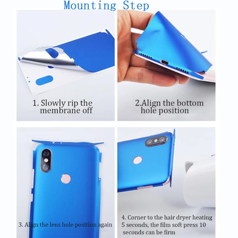 8 цветов полное покрытие задняя пленка наклейка для Xiaomi mi 9 9 SE Кожа Наклейка s для Xiao mi 8 mi 8 SE защитный чехол для смартфона наклейка