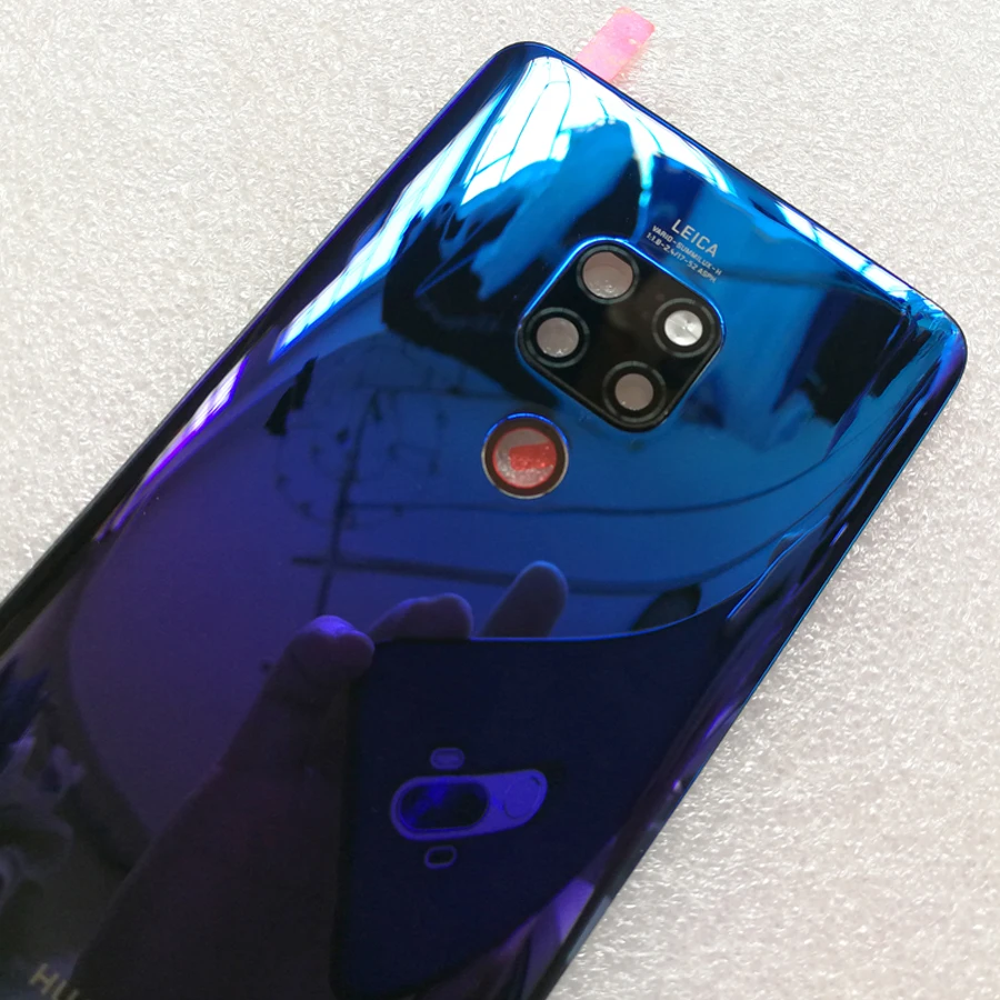 Оригинальная задняя панель корпуса Дверь для huawei mate 20 pro стеклянная крышка батареи для mate 20 задняя крышка Корпус Запасные части