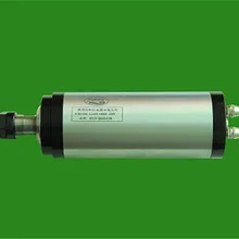 2HP 1.5kw 24000 об/мин ER16 водяного охлаждения деревообрабатывающий AC мотор шпинделя 80 мм квт. шпиндель с 4 подшипниками 220VAC 8.5A 400 Гц фрезерный станок с ЧПУ