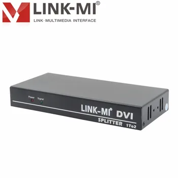 

LINK-MI DVI-102B DVI Splitter 1x2 DVI-D 29-pin female 4K2K Video Splitter HD resolution up to 4096x2160@30Hz 340MHz