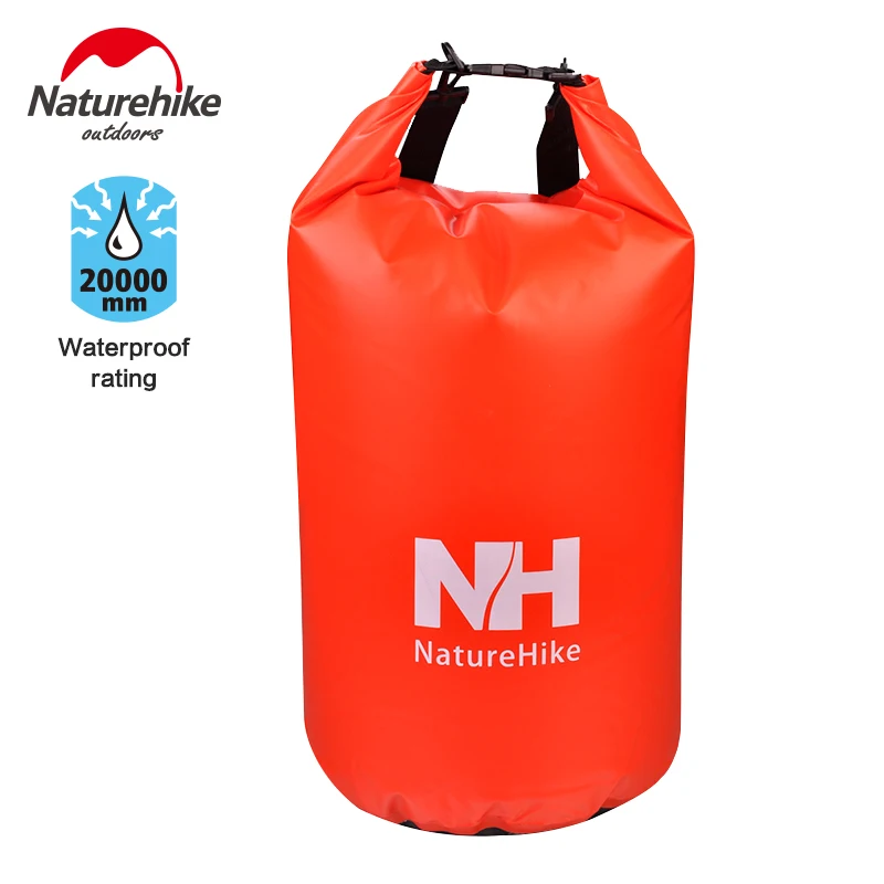 Naturehike 50L Портативный Открытый водонепроницаемый путешествия рафтинг сумка ведро пляж большое уплотнение хранения сухой плавательный мешок кемпинг - Цвет: Red