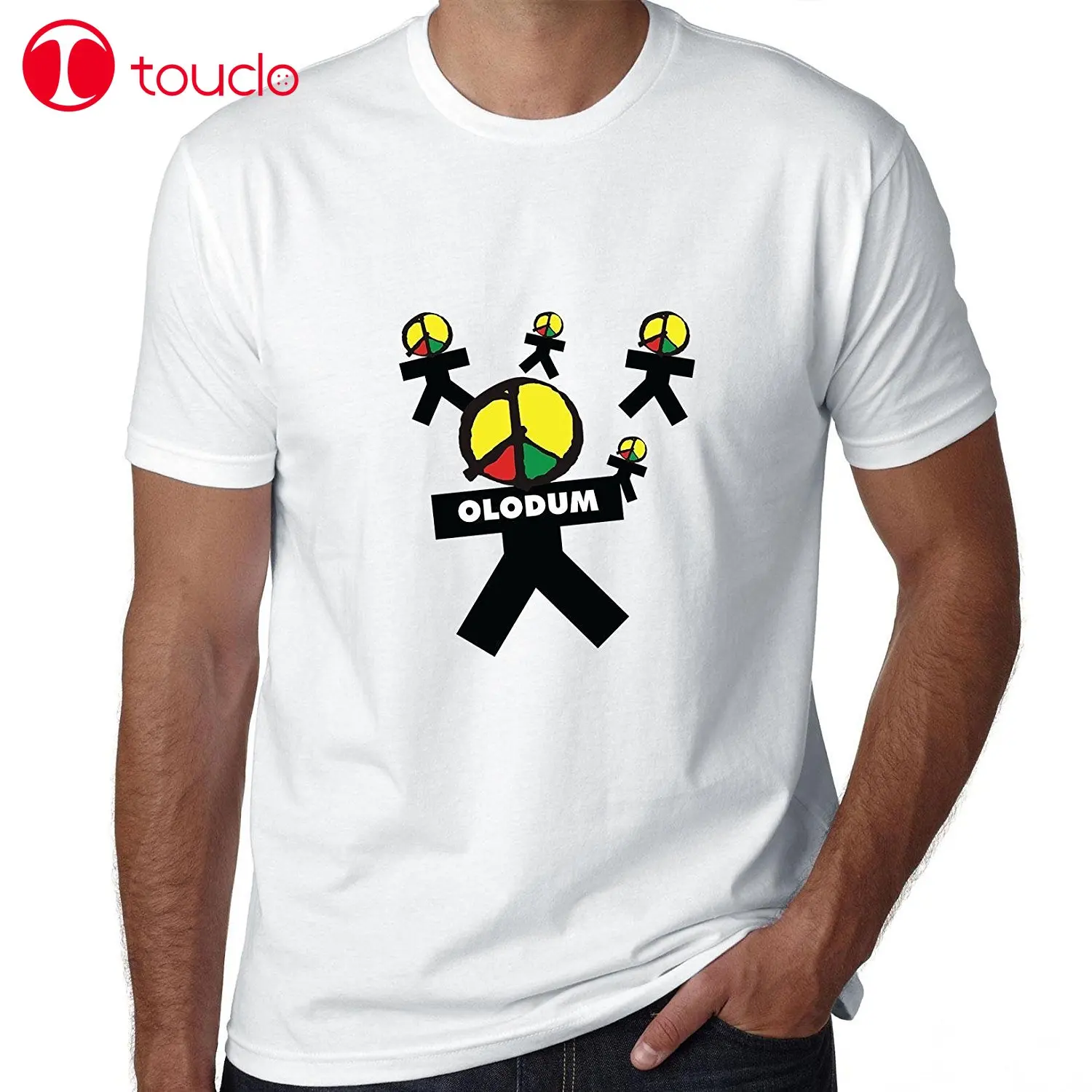 2019 модные красочные Olodum Salvador Bahia Carnival Iconic Peace Design Мужские 100% хлопковые футболки