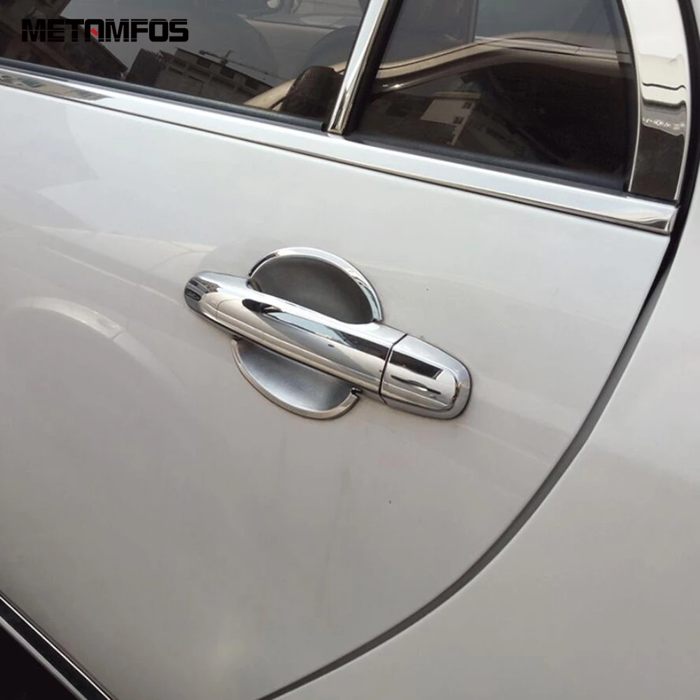 

For Toyota RAV4 RAV 4 2006-2012 Exterior Accessories ABS Chrome Door Handle Catch Cap Bowl Cover Trim Sticker Car Styling Parts
