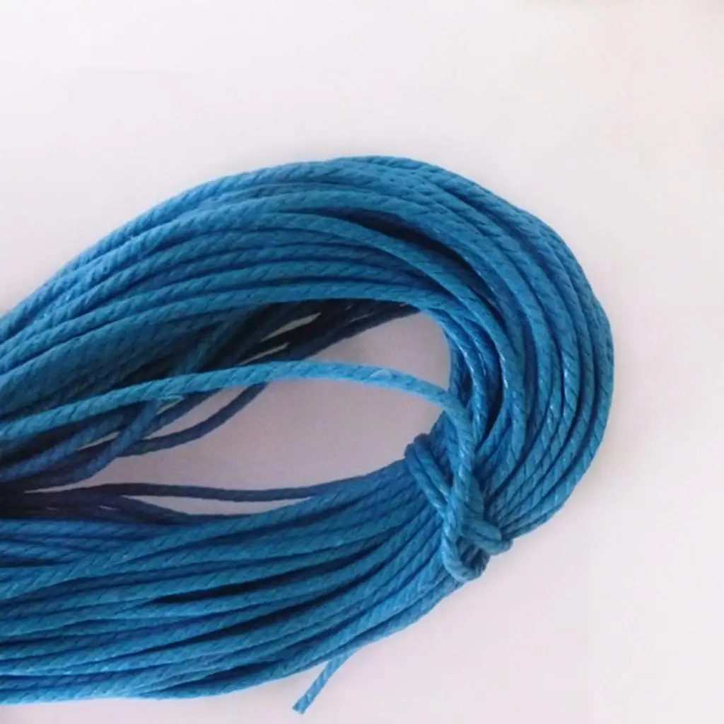 12pieces Mixed Color 2mm Round Wax Cotton Cord Thread DIY Bracelet Necklace Jewelry Beading Craft Supply