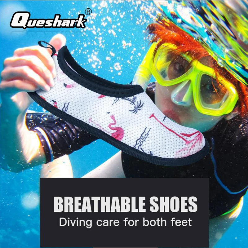 

Summer Non-slip Upstream Shoes Kids Adult Aqua Shoes Couples Sea Spa Footwear Yoga Slippers Swimming Snorkeling Beach Shoes