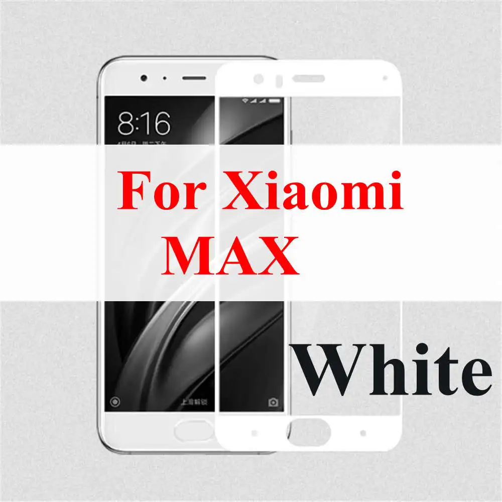 2 предмета в комплекте, для Xiaomi mi Max 2 оригинальная стеклянная пленка Xiaomi mi Max 2 Экран протектор Закаленное Стекло Защитная пленка для телефона xiami xiomi mi Max2 6,44 - Цвет: WhiteXiaomi MAX1