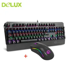 Delux multimedia usb keyboard font b Gaming b font font b Mouse b font Ergonomic Design