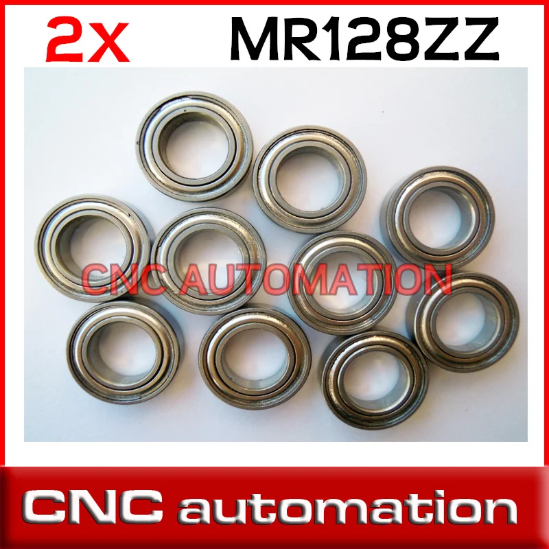 Миниатюрные подшипники MR128 MR128Z MR128ZZ шарикоподшипники 8X12X3 5 мм радиальный вал 2 шт. |