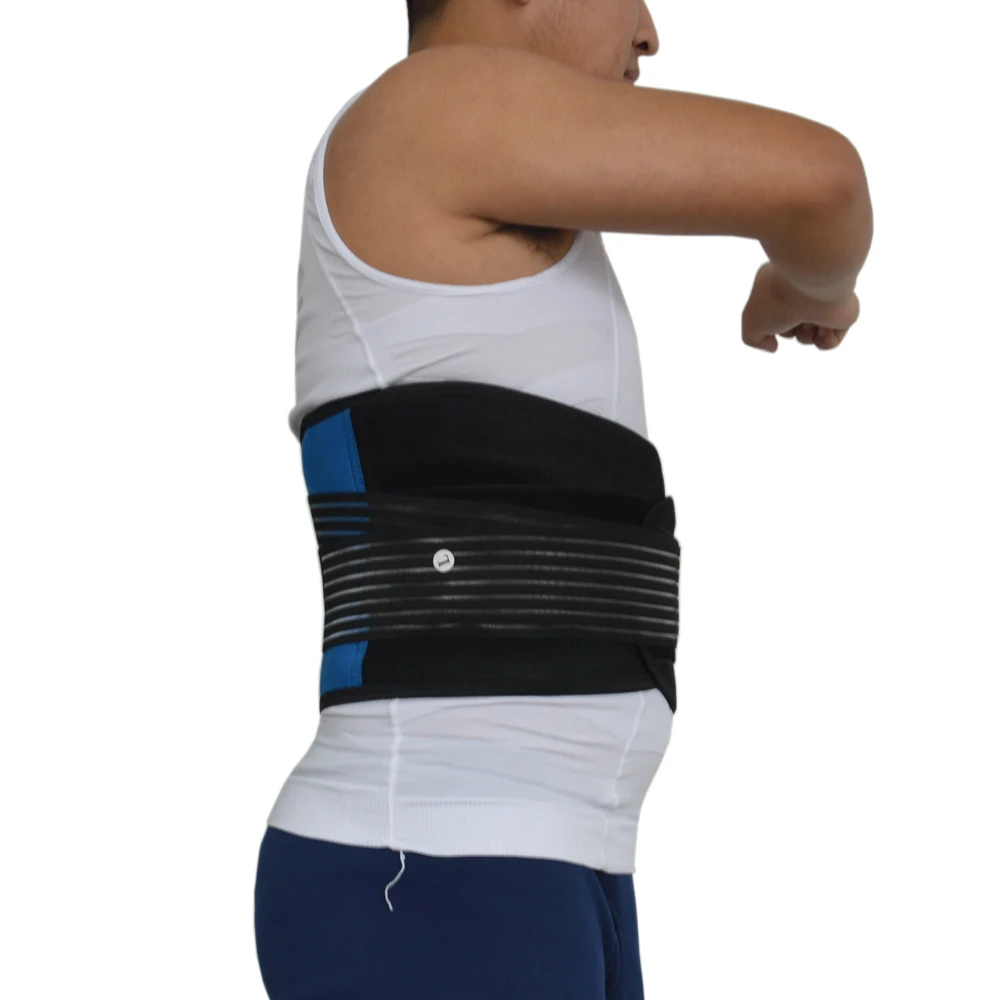 Взрослый двойной Тяговый Поясничный поддерживающий пояс Профессиональный нижний пояс регулируемый пояс для спины скобы боль облегчение