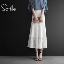 Офисные женские туфли Floral Trumpet/Русалка выдалбливают лодыжки-Длина Кружево юбка, рыбий хвост юбки,-линии юбки, Обтягивающая одежда юбка