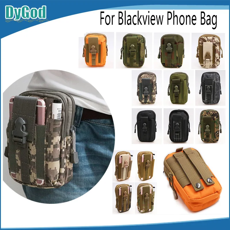 

For Blackview A30 A20 BV9500 Pro P10000 Pro S6 S8 Universal Outdoor Tactical Holster Military Hip Waist Belt Bags Phone Case