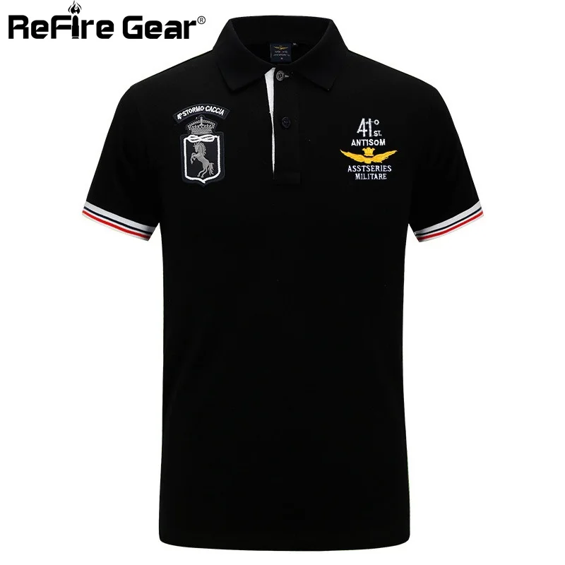 Mens Polo Shirt by Military Online Russian Navy Embroidered Logo