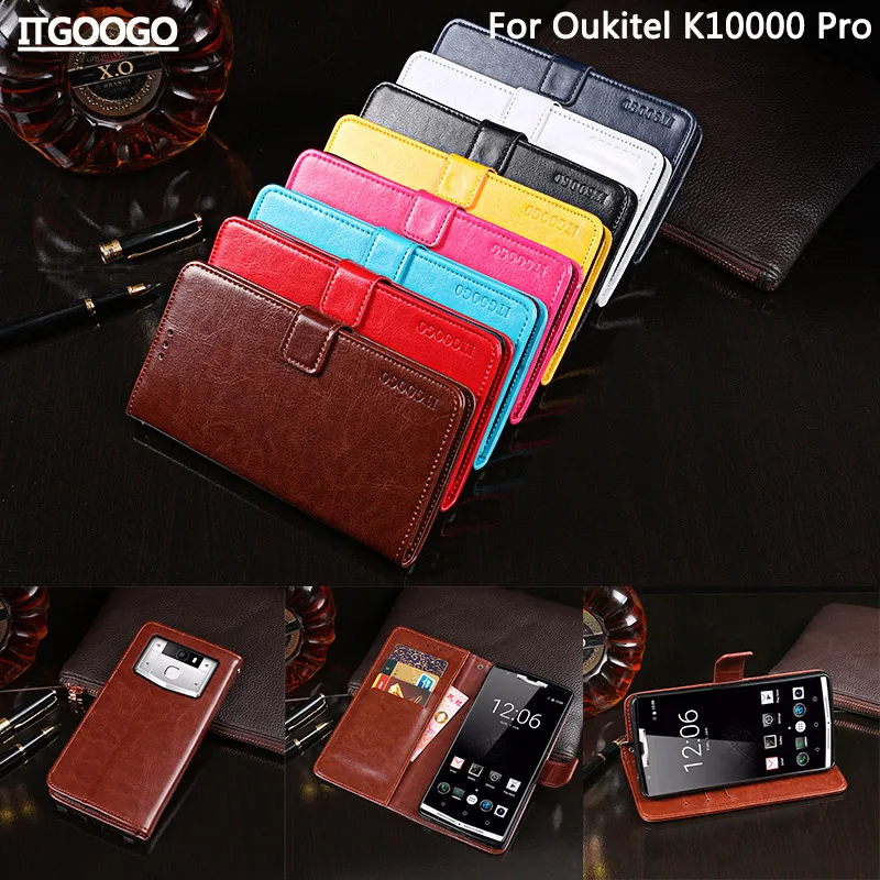 Чехол для Oukitel K10000 Pro 5 дюймов деловой стиль кожаный флип-чехол телефона чехол