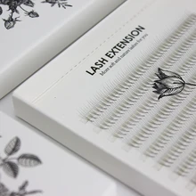 400 шт натуральные 3D накладные ресницы 0,07 мм имитация норки ресницы для наращивания макияж Индивидуальные ресницы