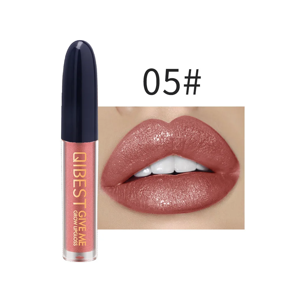 18 colors Lipgloss Sexy Liquid Lip Gloss non-stick cup lip gloss Glitter Flip liquid Long Lasting Waterproof makeup cosmetics - Цвет: 05