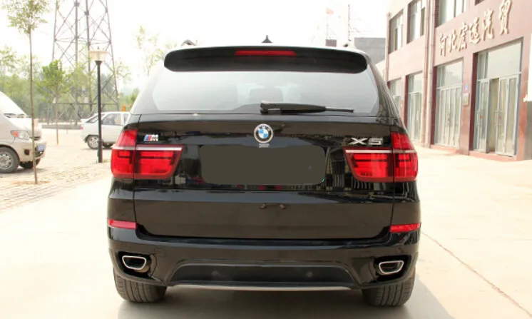 Глушитель выхлопной трубы наконечник для 2010 2013 BMW E70 X5 автостайлинг|tips exhaust|tip pipetips