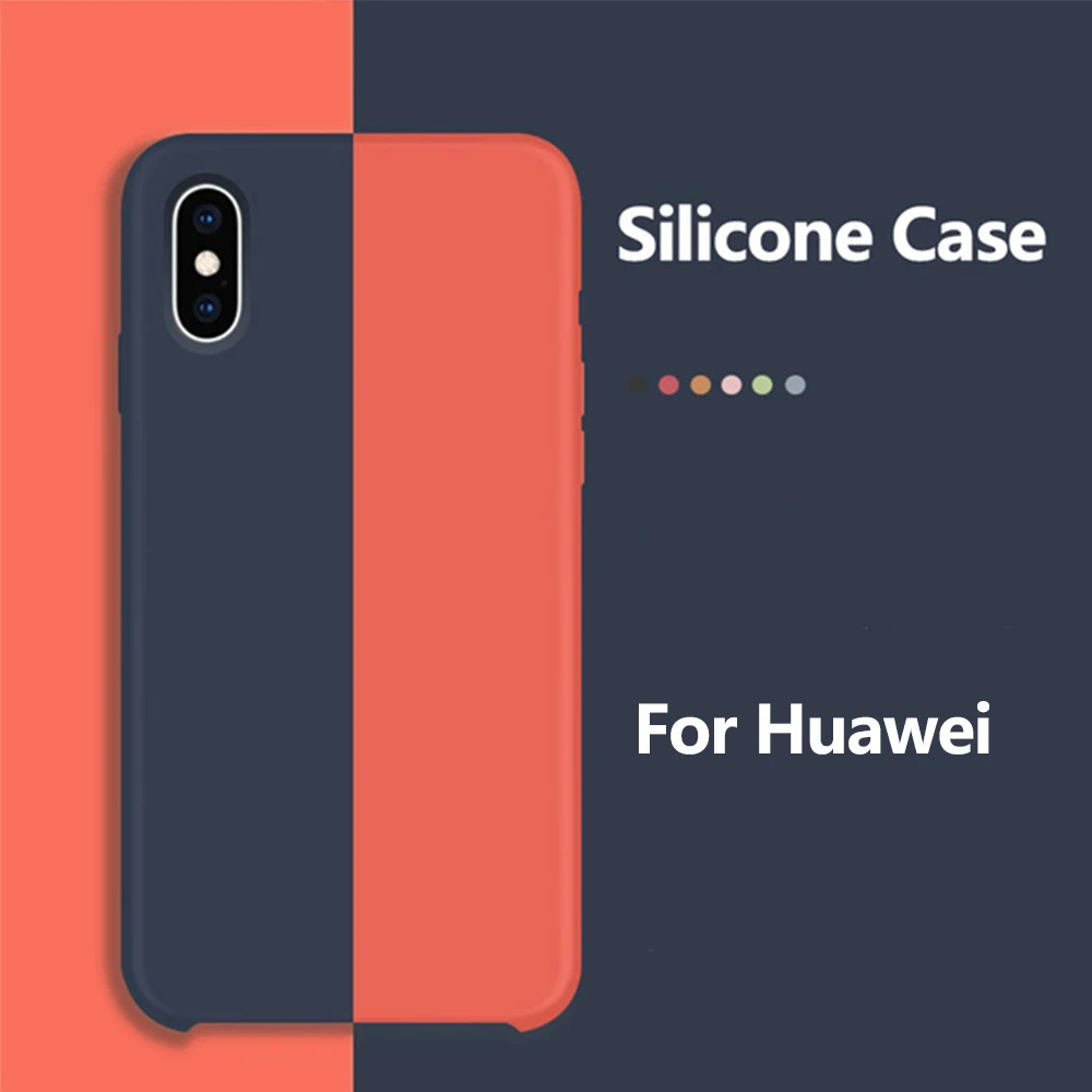 

Original Liquid Cases For Honor 8X 10 Case For Huawei P30 P20 Pro Case Silicone Cover For Huawei Mate 20 Lite Pro Mate 20X Coque