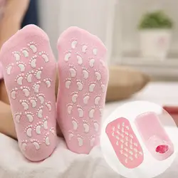 2019 цвета отшелушивающий крем-пилинг для лица и тела ног гель-содержащие спа-носки увлажняющий Гелеобразные напяточники протекторы
