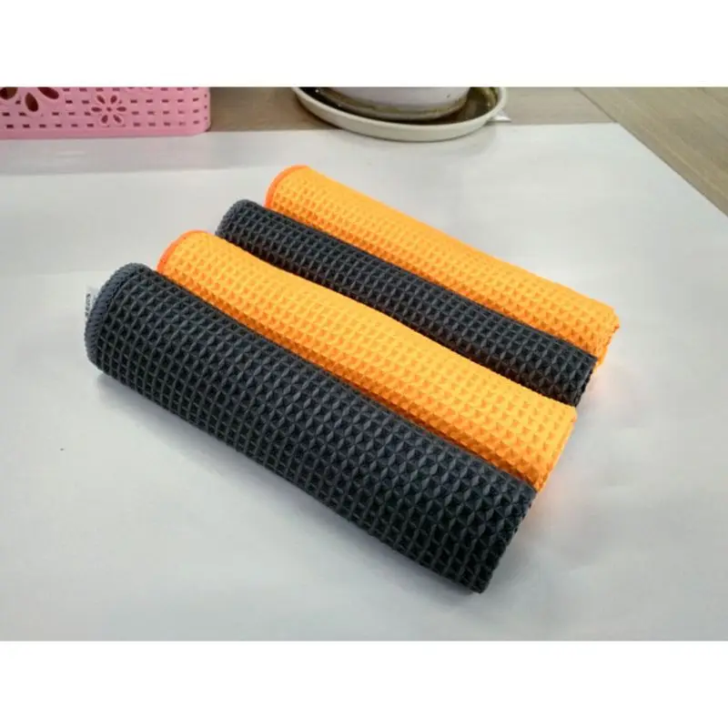 

Car Microfiber Window Clean Wipe Auto Detailing Cleaning Wash Towel Glass Cleaning Water Drying for Kitchen Bath 40*40cm