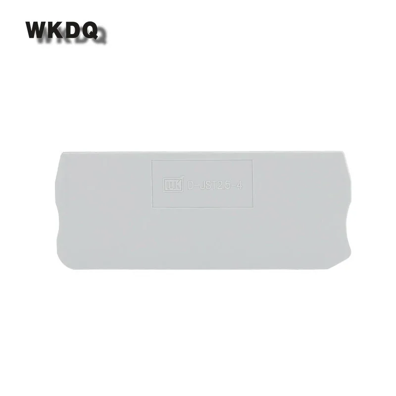 

D-ST2.5-4 End Cover Phoenix ST Series Din Rail Terminal Blocks End Cover plate L72/H29.5/W2.2mm Connector