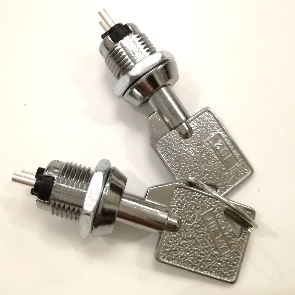 à Prova Dip67 Água 12 mm Interruptor de Bloqueio de Chave de Botão Ns1022 Taiwan Ns1021 Peças Ip67