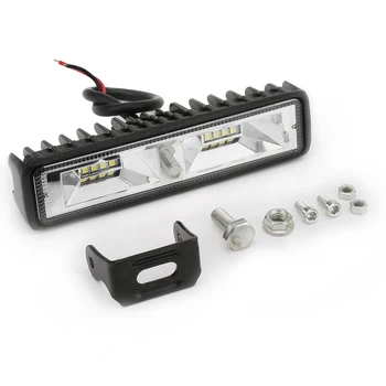 

6 inch 18W 16 LED Work Light Bar Spot Flood LED Light Bar for Offroad Car 4WD Truck Tractor Boat Trailer SUV LED Work Light 12V