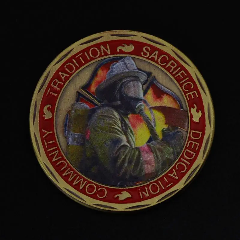 Памятная монета Америка огонь управление защиты ST Florian коллекция книги по искусству ремесла подарки Сувенир Коллекционные монеты#314