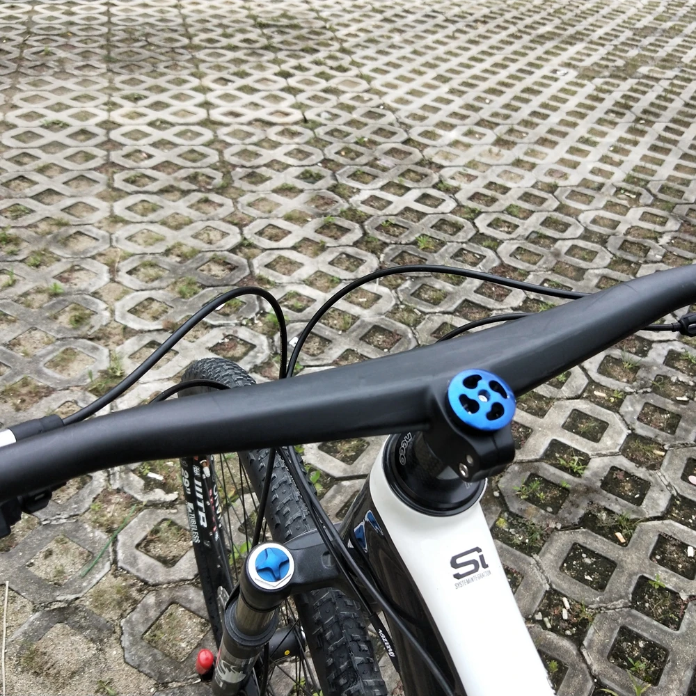 X AUTOHAUX Longueuren Bicyclette Guidon Support Carbone Fibre Modèle Rouge